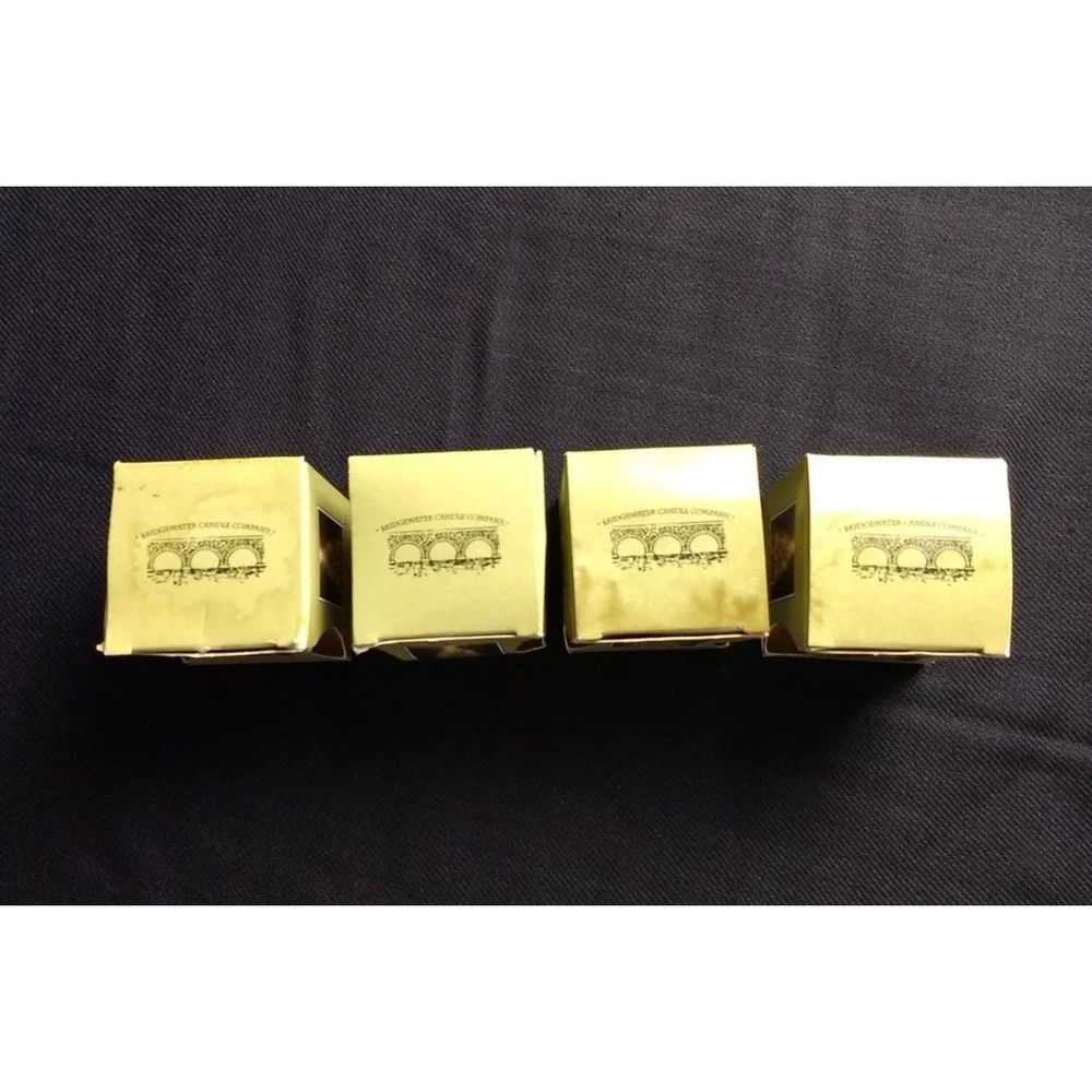 Bridgewater Candle‎ Co Votive Candle Cubes Christmas Bliss 2oz Set of 4 NOS NEW